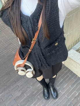 「HERMES（エルメス）のアイテム（アクセサリー）」を使った、haruさん（レディース・159cm）の春コーディネート