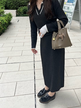 「HERMES（エルメス）のアイテム」を使った、haruさん（レディース・159cm）の春コーディネート