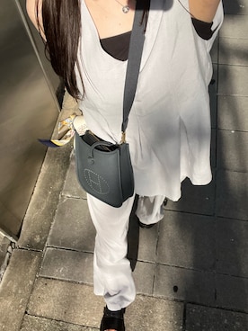 「アイテム（バッグ）」を使った、haruさん（レディース・159cm・30代）の夏コーディネート