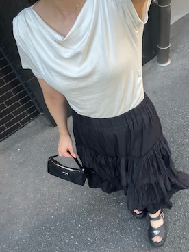 「PRADA（プラダ）のアイテム」を使った、haruさん（レディース・159cm）の夏コーディネート