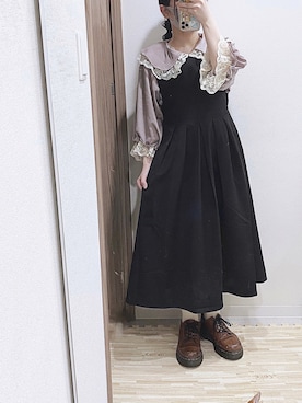 「moitytto」｜「アイテム（ジャンパースカート）」を使った、は　なさん（レディース・147cm）の夏コーディネート