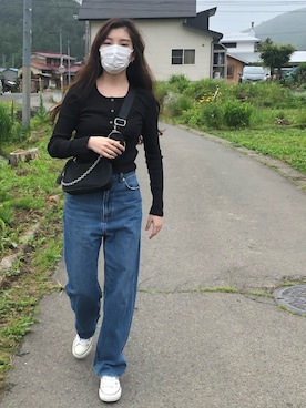 「久しぶりの投稿」｜𝚊 𝚔 𝚊 𝚗 𝚎さん（レディース・158cm）の秋コーディネート