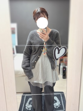 「one after another NICE CLAUP（ワンアフターアナザーナイスクラップ）のアイテム（ワンピース/ドレス）」を使った、きゃわさん（レディース・157cm）の春コーディネート
