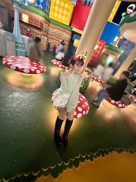 「USJコーデ」｜きゃわさん（レディース・157cm）の夏コーディネート