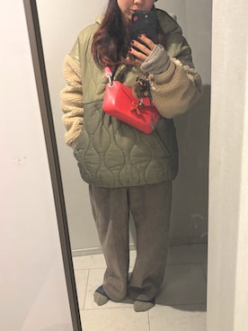 たみおとたまにこどもさん（レディース・153cm）の冬コーディネート