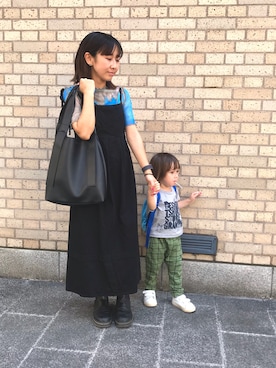 たみおとたまにこどもさんのコーディネート