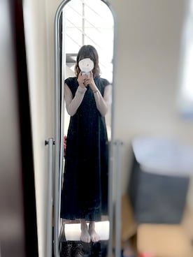 「LA BELLE ETUDE（ラベルエチュード）のアイテム（ワンピース/ドレス）」を使った、ふじわらさん（レディース・163cm）の冬コーディネート
