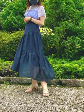 kaoriさん（レディース・159cm）の夏コーディネート