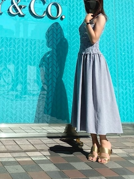 kaoriさん（レディース・159cm）の夏コーディネート