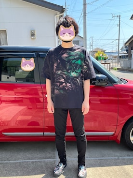 「猫」｜「アイテム（その他）」を使った、BJCさん（メンズ・176cm）の春コーディネート