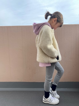 「FREAK'S STORE（フリークスストア）のアイテム（ジャケット/アウター）」を使った、yannchanさん（キッズ・120cm）の冬コーディネート