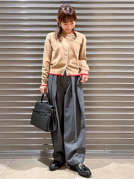 「tov（トーヴ）のアイテム」を使った、じゅんさん（レディース・150cm）の秋コーディネート
