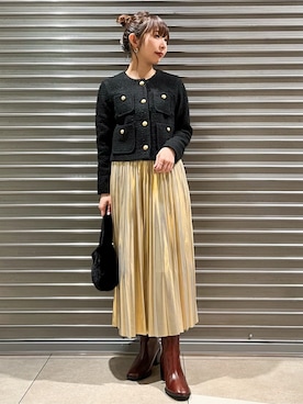 じゅんさん（レディース・150cm）の冬コーディネート