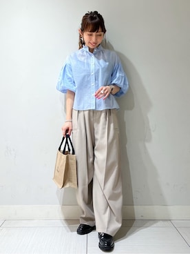 「Airpapel（エアパペル）のアイテム」を使った、じゅんさん（レディース・150cm）の春コーディネート