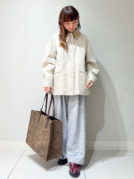 「Kassiopea（カシオペア）のアイテム」を使った、じゅんさん（レディース・150cm）の春コーディネート