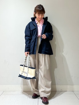 「NOMADIS（ノマディス）のアイテム」を使った、じゅんさん（レディース・150cm）の春コーディネート