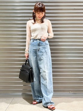 「tov（トーヴ）のアイテム」を使った、じゅんさん（レディース・150cm）の夏コーディネート