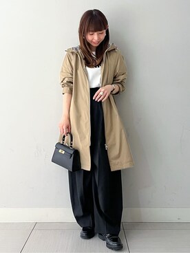 「AULENTTI（オウレンティ）のアイテム」を使った、じゅんさん（レディース・150cm）の春コーディネート