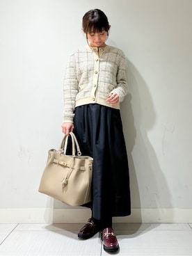 「MILOS（ミロス）のアイテム」を使った、じゅんさん（レディース・150cm）の冬コーディネート