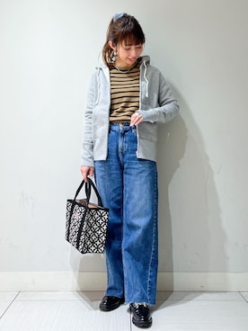 「RED CARD TOKYO（レッドカード）のアイテム」を使った、じゅんさん（レディース・150cm）の冬コーディネート