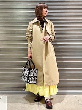 「DRESSTERIOR（ドレステリア）の【軽量/本革/otonaMUSE掲載】ビットローファー（Pumps、レッド系）」を使った、じゅんさん（レディース・150cm）の春コーディネート