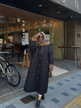 「rectangle（レクタングル）のアイテム（ジャケット/アウター）」を使った、911ERIKAさん（レディース・157cm）の秋コーディネート