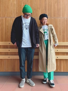「ANGIE（アンジー）のアイテム」を使った、700さん（メンズ・180cm）の冬コーディネート