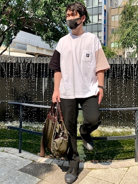 「Felisi（フェリージ）のアイテム」を使った、GREVENさん（メンズ・168cm）の夏コーディネート