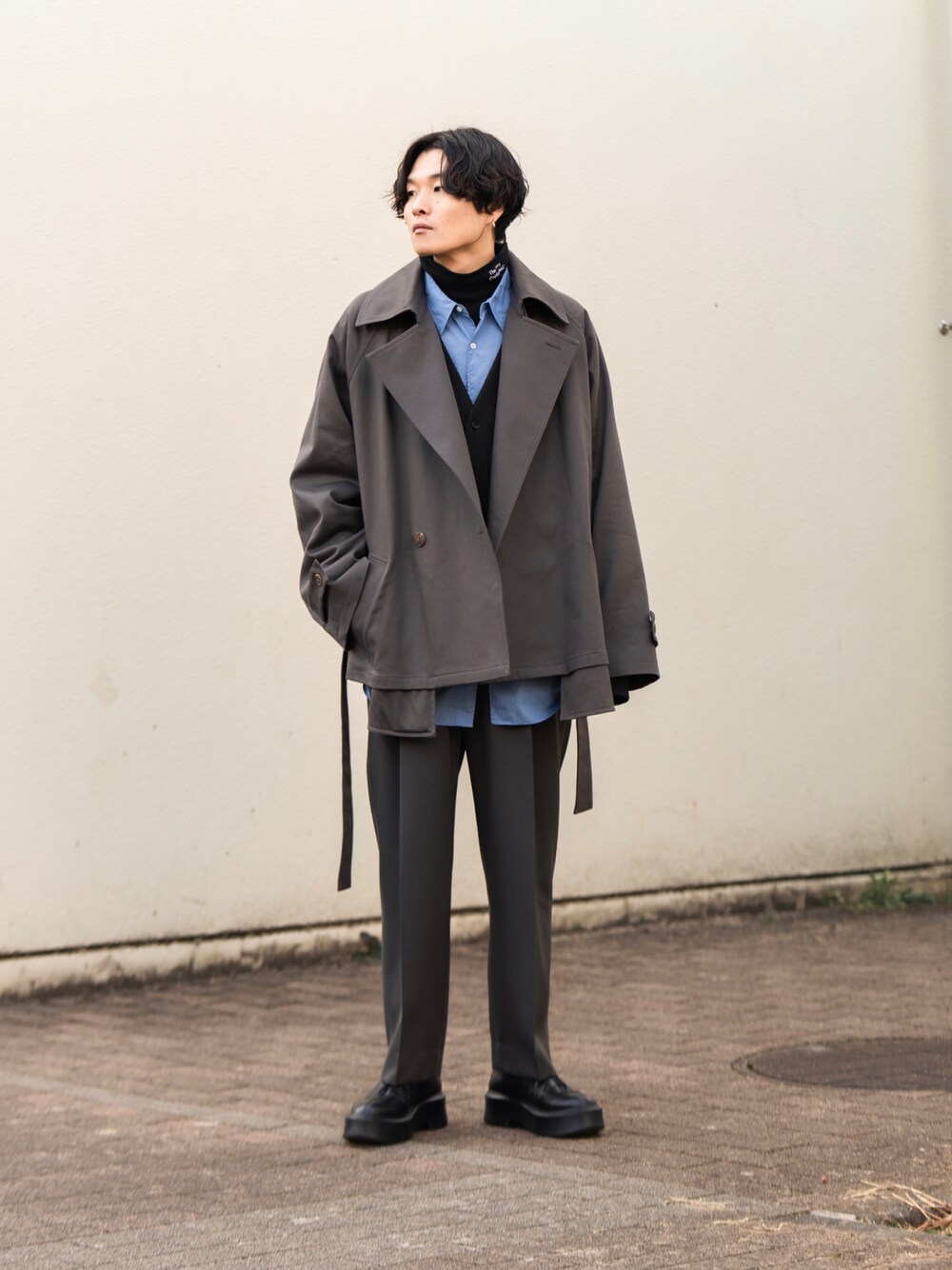 【定価10万円】BlancYM グレー ロングコート Blanc YM - ブランワイエム | 公式通販 BRIEND ONLINE STORE