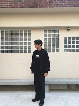 「アイテム（ニット/セーター）」を使った、武田　遼太郎さん（メンズ・173cm・30代）の秋コーディネート