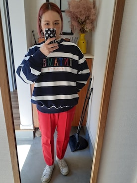 よっちゃん。さん（レディース・162cm）の春コーディネート