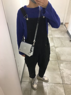 「エアジョーダン」｜「アイテム（オールインワン・サロペット）」を使った、💙mayubee💙さん（レディース・159cm）の秋コーディネート