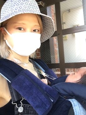 「moussy」｜「アイテム（サロペット/オーバーオール）」を使った、💙mayubee💙さん（レディース・158cm）の夏コーディネート