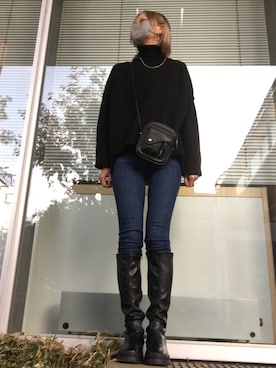 「YARD PLUS（ヤードプリュス）のアイテム」を使った、💙mayubee💙さん（レディース・159cm）の冬コーディネート