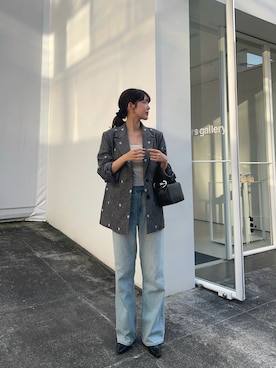 「CENE（セネ）のアイテム」を使った、諭吉⛄️さん（レディース・169cm）の春コーディネート