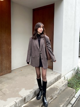 「アイテム（その他アウター）」を使った、諭吉⛄️さん（レディース・169cm）の秋コーディネート