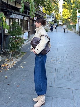 「アイテム（ブーツ）」を使った、諭吉⛄️さん（レディース・169cm・30代）の秋コーディネート