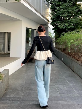 「アイテム（バレッタ/ヘアクリップ）」を使った、諭吉⛄️さん（レディース・169cm）の冬コーディネート