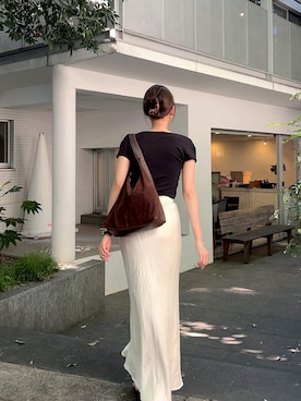「アイテム（ショルダーバッグ）」を使った、諭吉⛄️さん（レディース・169cm・30代）の夏コーディネート