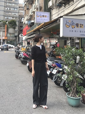 「アイテム（パンツ）」を使った、諭吉⛄️さん（レディース・169cm・30代）の秋コーディネート