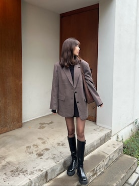 「ammy.（エイミードット）のアイテム」を使った、諭吉⛄️さん（レディース・169cm）の冬コーディネート