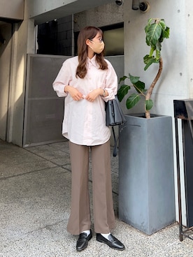 「H&M（エイチ・アンド・エム）のアイテム（カーディガン/ボレロ）」を使った、諭吉⛄️さん（レディース・169cm）の春コーディネート