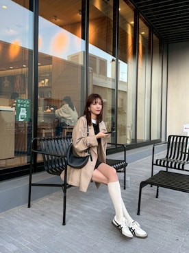 「Vipoa（ヴィポア）のアイテム」を使った、諭吉⛄️さん（レディース・169cm）の春コーディネート