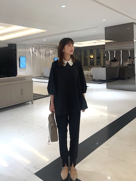 「アイテム（パンツ）」を使った、諭吉⛄️さん（レディース・169cm・30代）の秋コーディネート