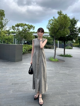 「アイテム（ワンピース/ドレス）」を使った、諭吉⛄️さん（レディース・169cm・30代）の夏コーディネート