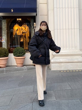 「Add+（アッド）のアイテム」を使った、諭吉⛄️さん（レディース・169cm）の冬コーディネート