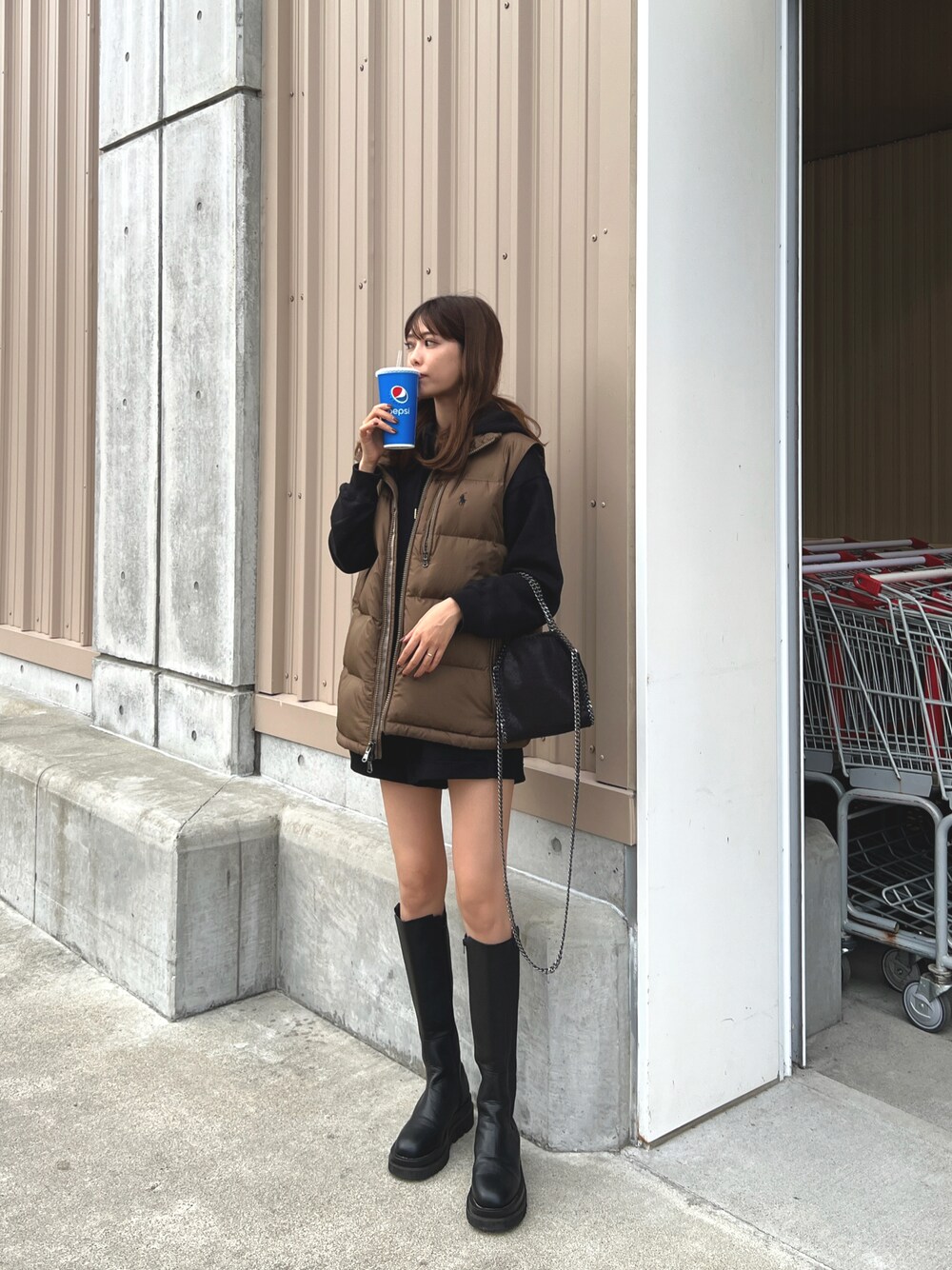 POLO RALPH LAURENのベストを使った「ショートパンツ」のレディース