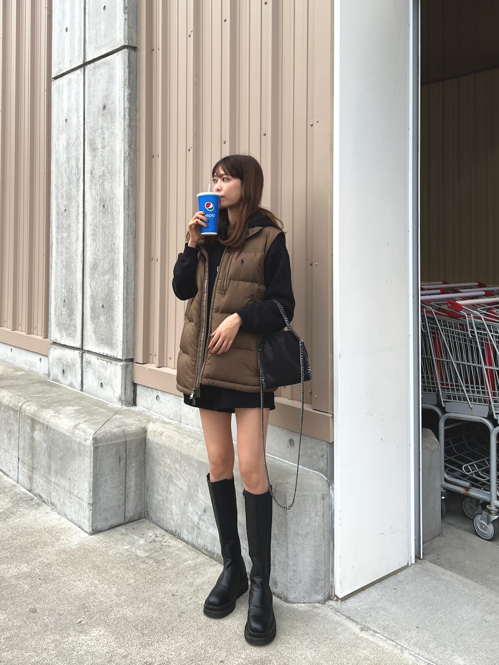 POLO RALPH LAURENのベストを使った「ショートパンツ」の