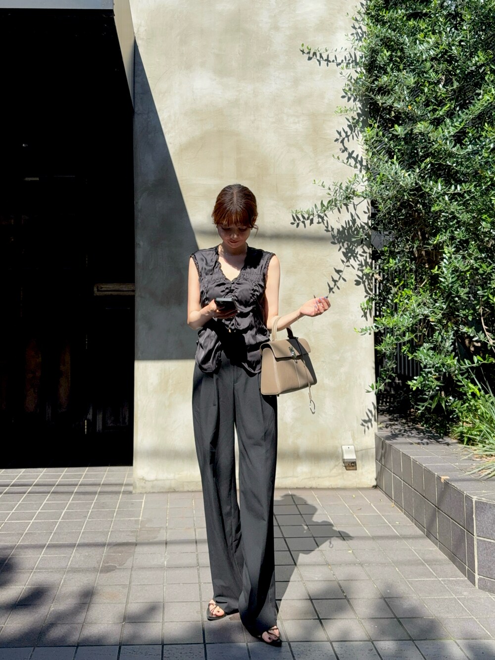 LOW CLASSIC（ロウ クラシック）の「WRINKLE SLEEVELESS SHIRT（シャツ