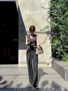 「JIL SANDER（ジルサンダー）のアイテム」を使った、諭吉⛄️さん（レディース・169cm）の夏コーディネート